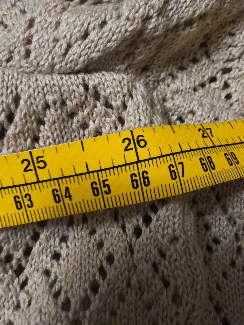 CJ Banks Taupe Open-Front Knit Cardigan with Pockets - Picture 7 of 8